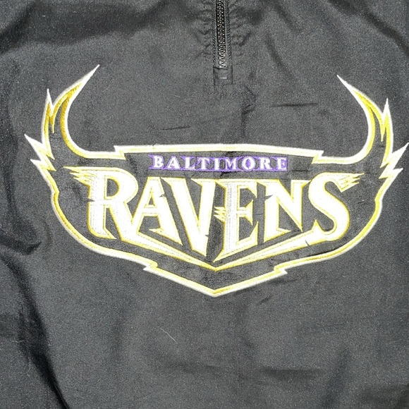vintage baltimore ravens windbreaker jacket - Picture 2 of 8